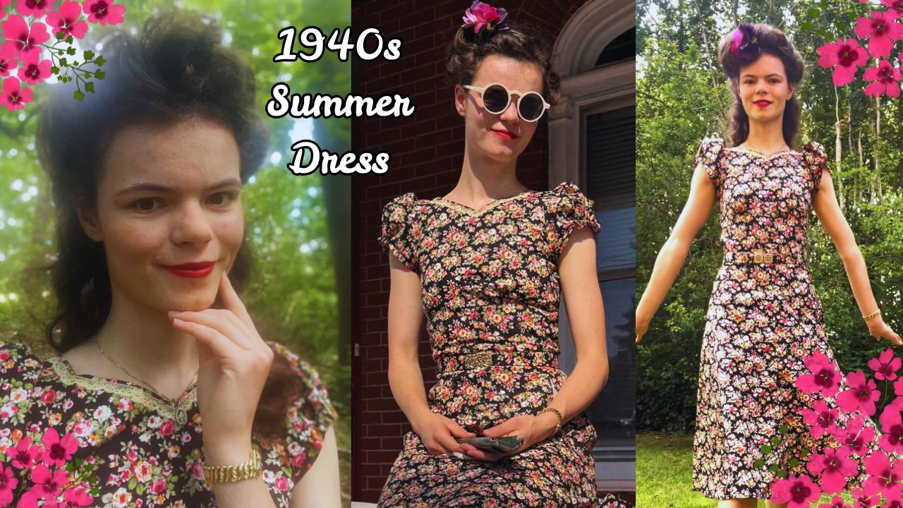 Sewing (another) 1940s Summer Dress from Scratch